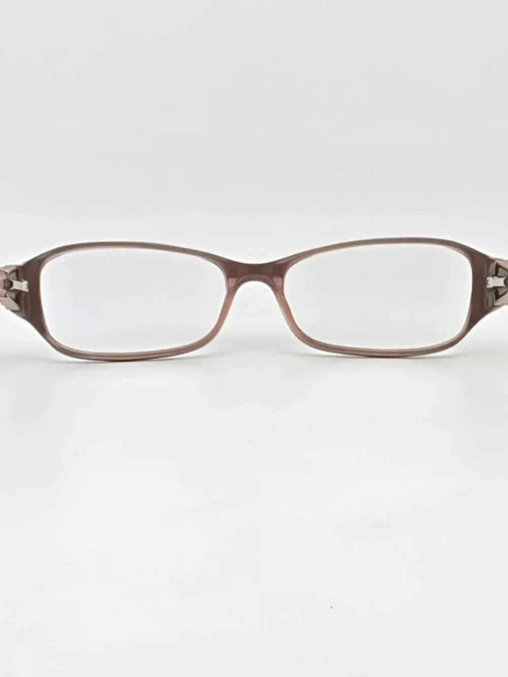 Bulova Ashland Havana Rose Cat Eye Eyeglasses Frame w/ Flexhinge and Case 53mm